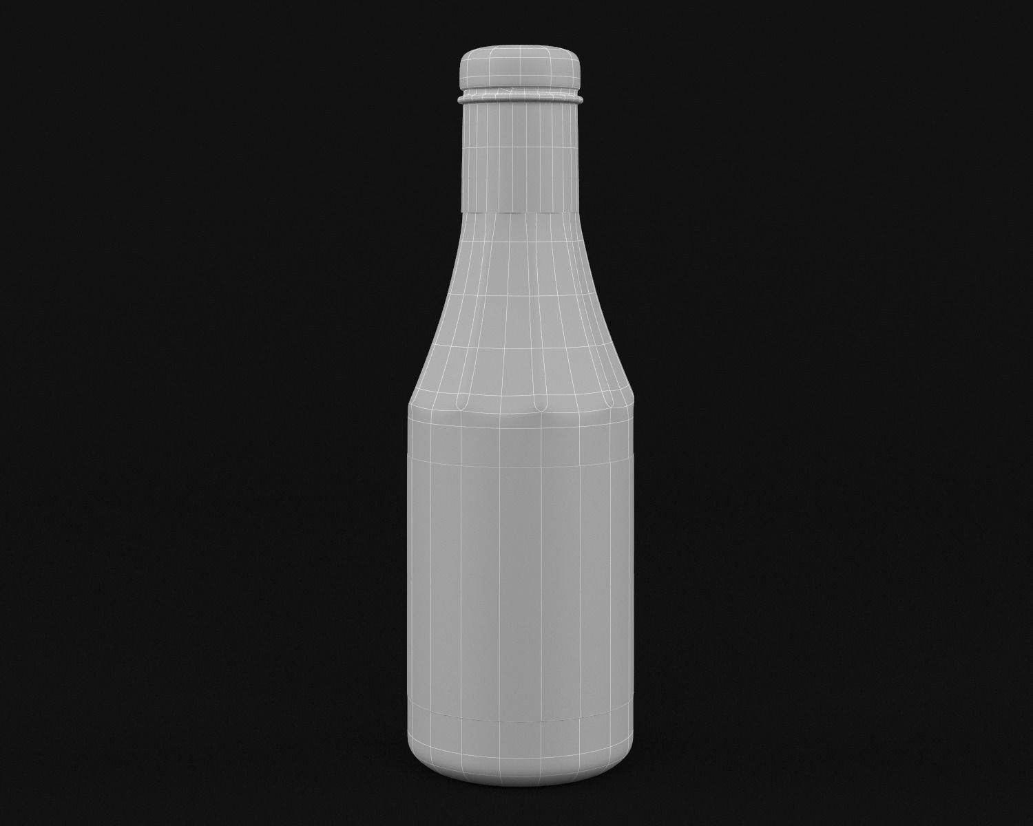 Ketchup Bottle 3D model_5