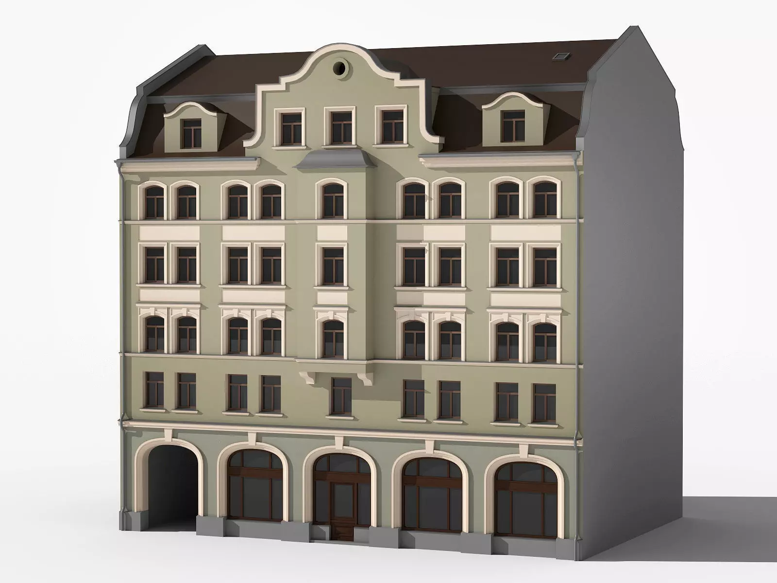 European residence 04 Low-poly 3D model_0