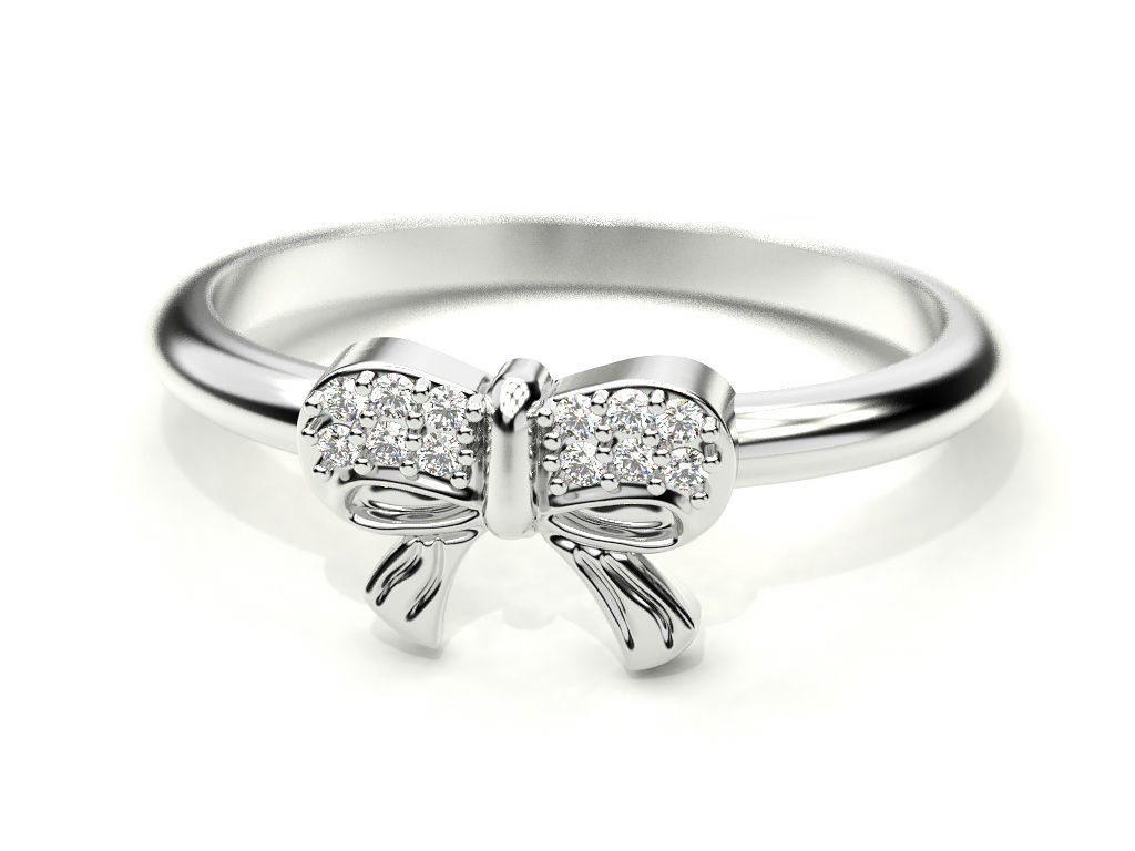 Ring bow 3D print model_1