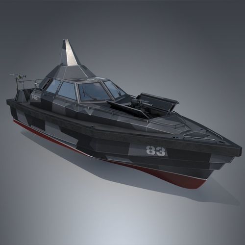 Stealth Patrol Boat 3D model