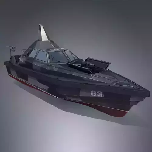 Stealth Patrol Boat 3D model