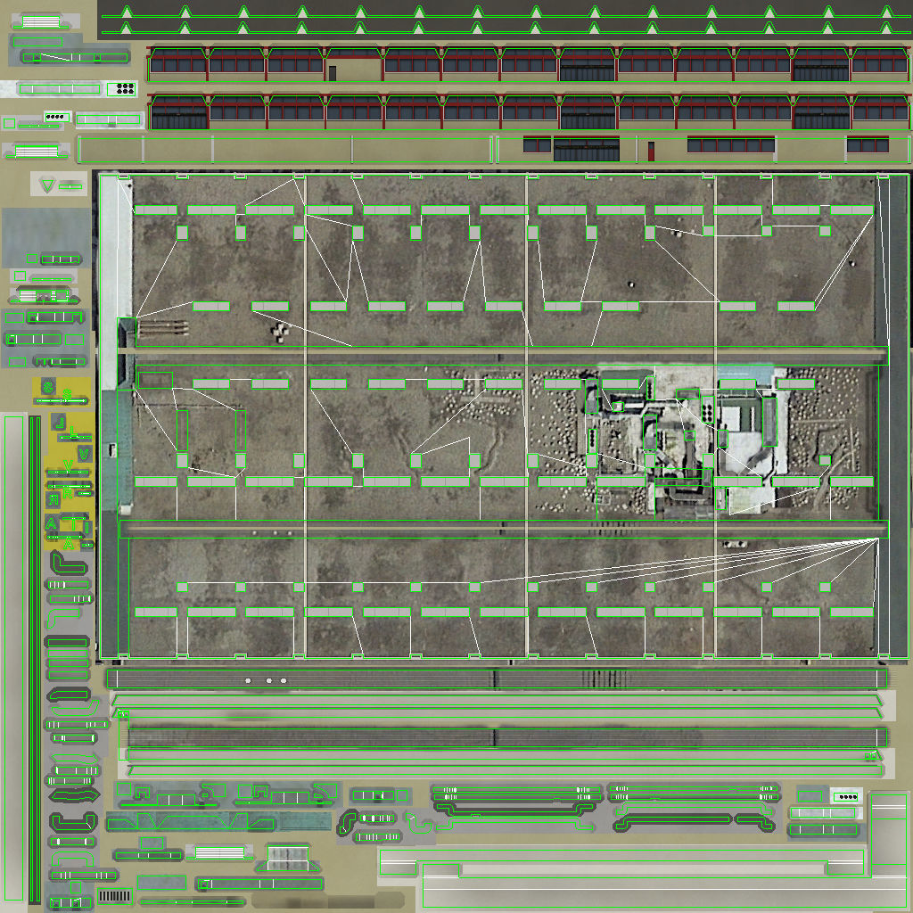 LIMC Terminal 2 Low-poly 3D model_11