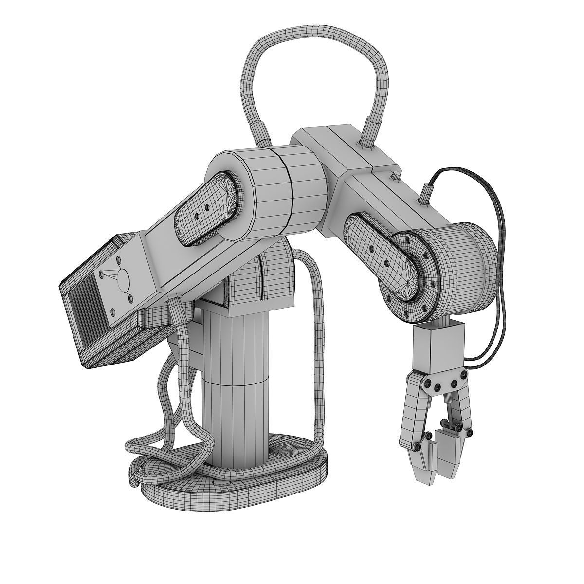 Laboratory Robot Manipulator 3D model_10