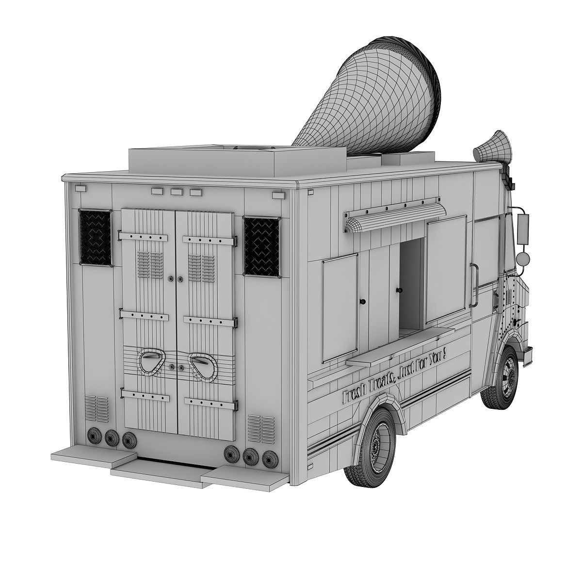 Ice Cream Truck 3 3D model_8