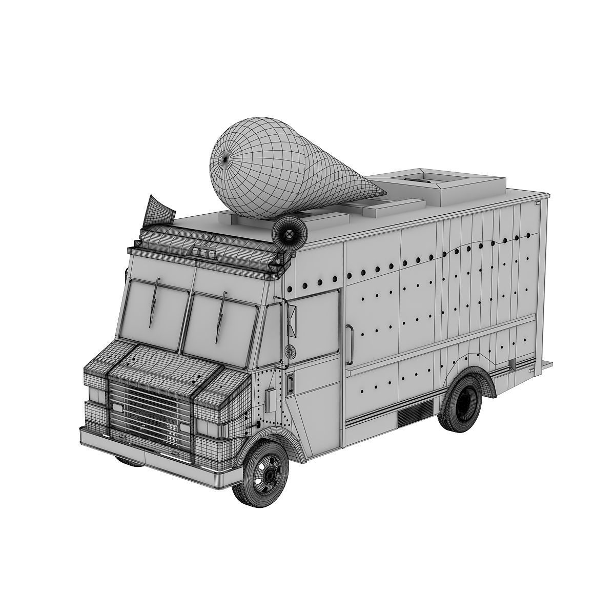Ice Cream Truck 3 3D model_9