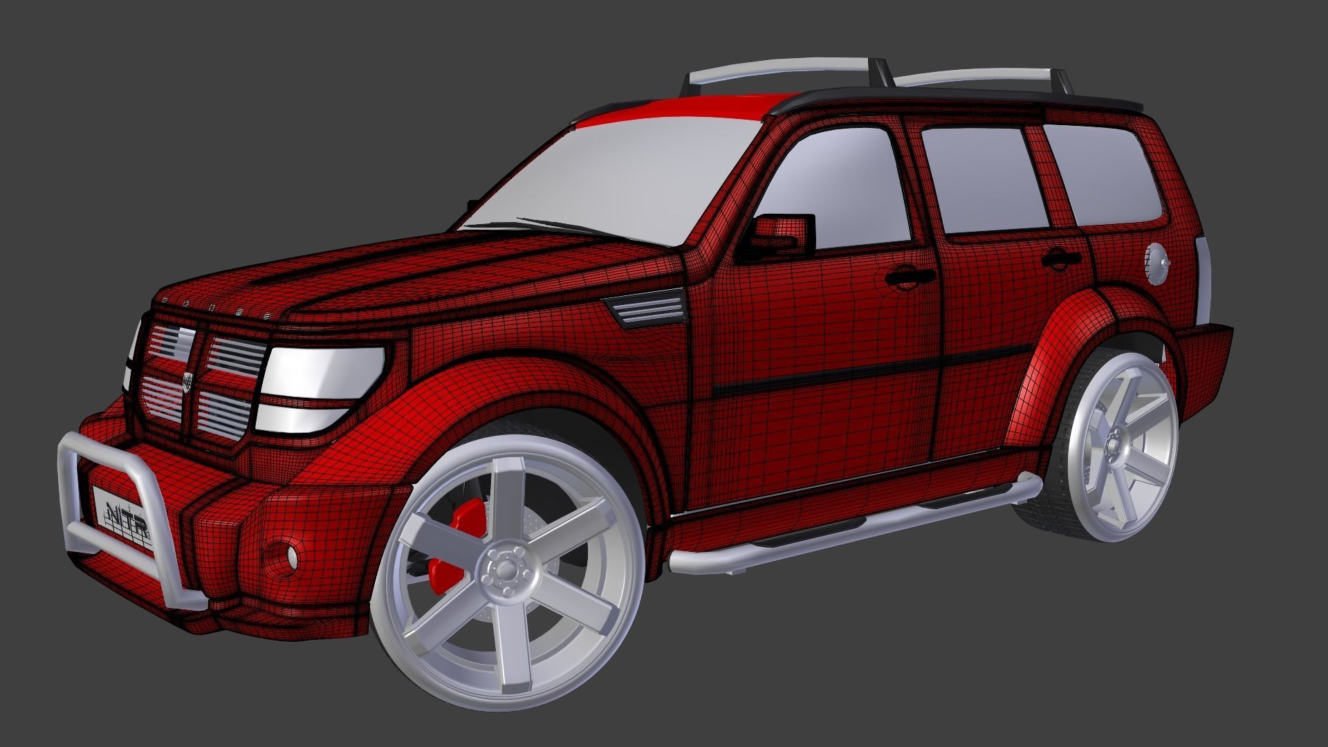 Dodge Nitro RT 3D model_5