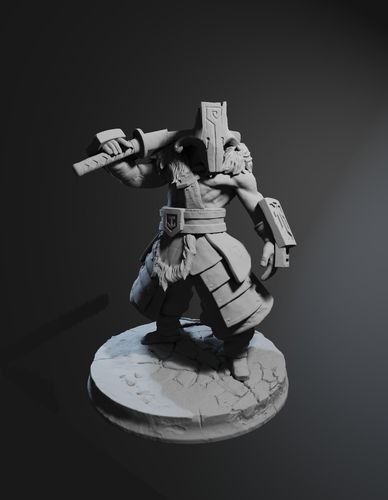 Juggernaut Dota 2 high poly 3D print model