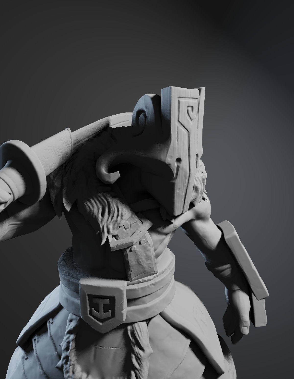 Juggernaut Dota 2 high poly 3D print model_2