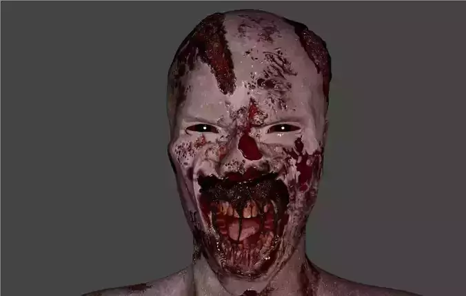 Zombie - Game Character 3D model