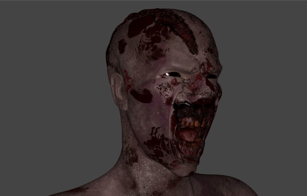 Zombie - Game Character 3D model_6