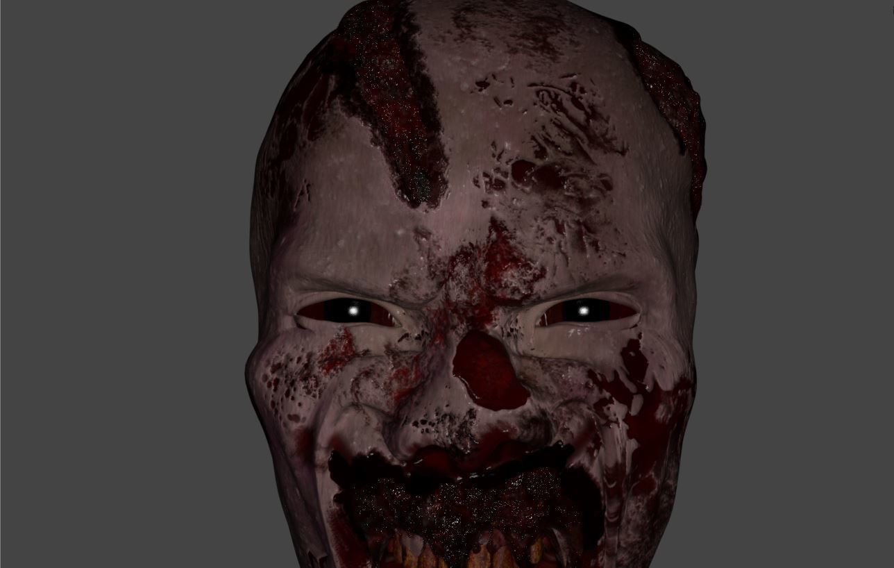 Zombie - Game Character 3D model_3