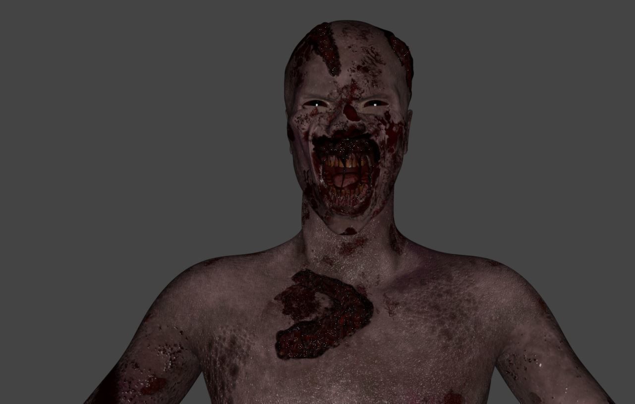 Zombie - Game Character 3D model_16