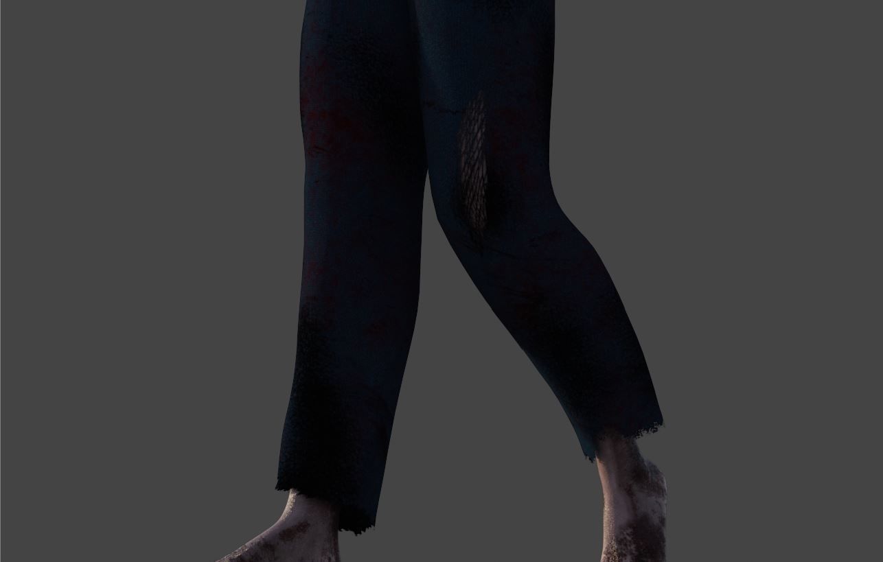 Zombie - Game Character 3D model_21