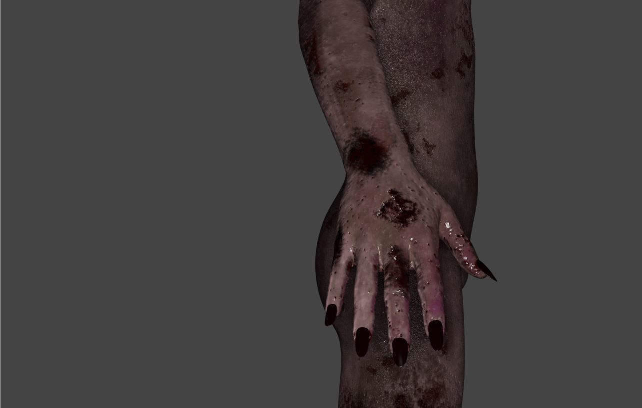 Zombie - Game Character 3D model_15