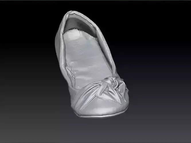 Female Flats Shoe 3D Scan