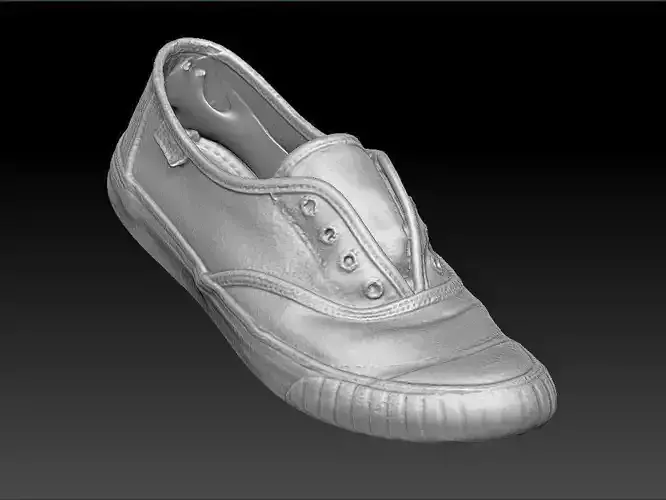 Female Keds Shoe 3D Scan