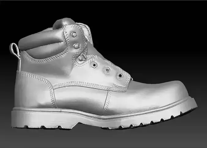 Brahma Construction Boot 3D Scan
