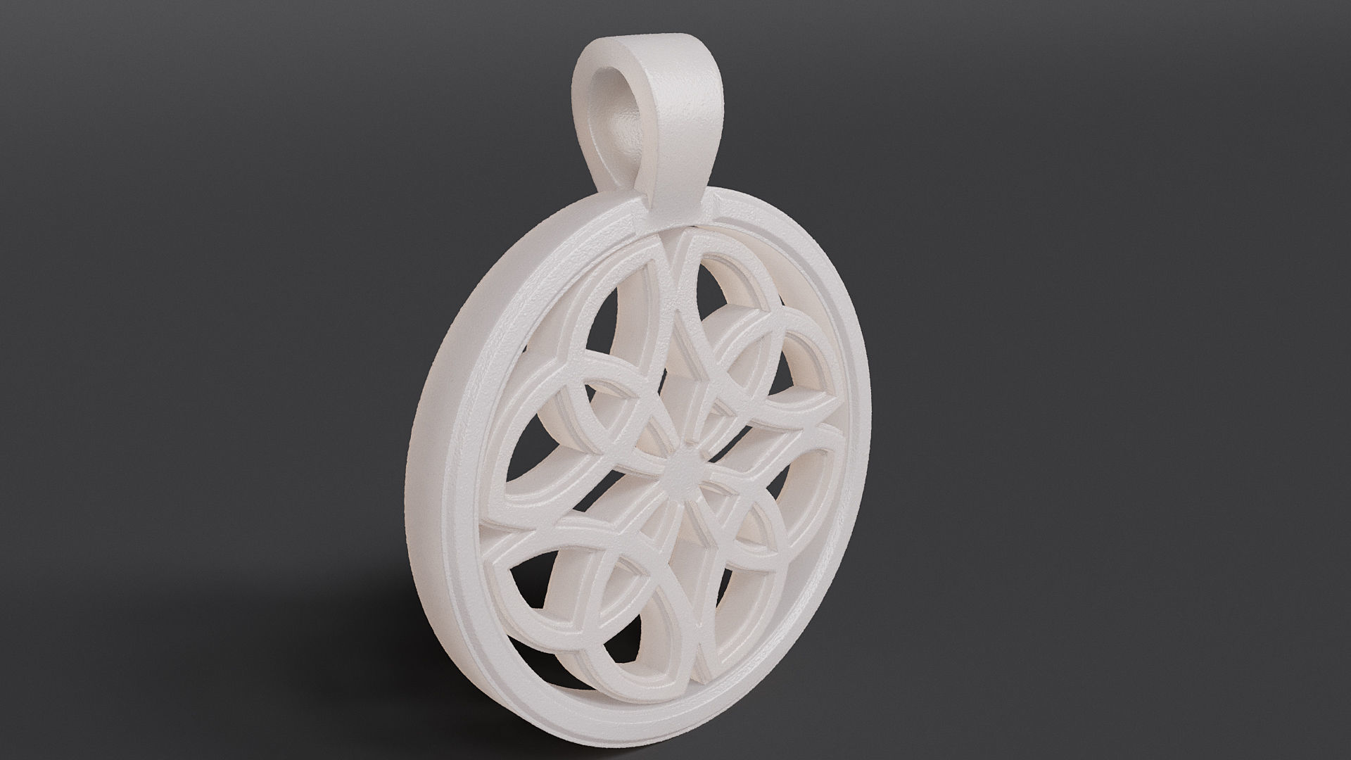 Dara Knot Pendant 3D print model_1
