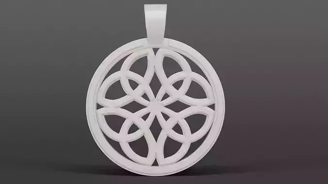 Dara Knot Pendant 3D print model
