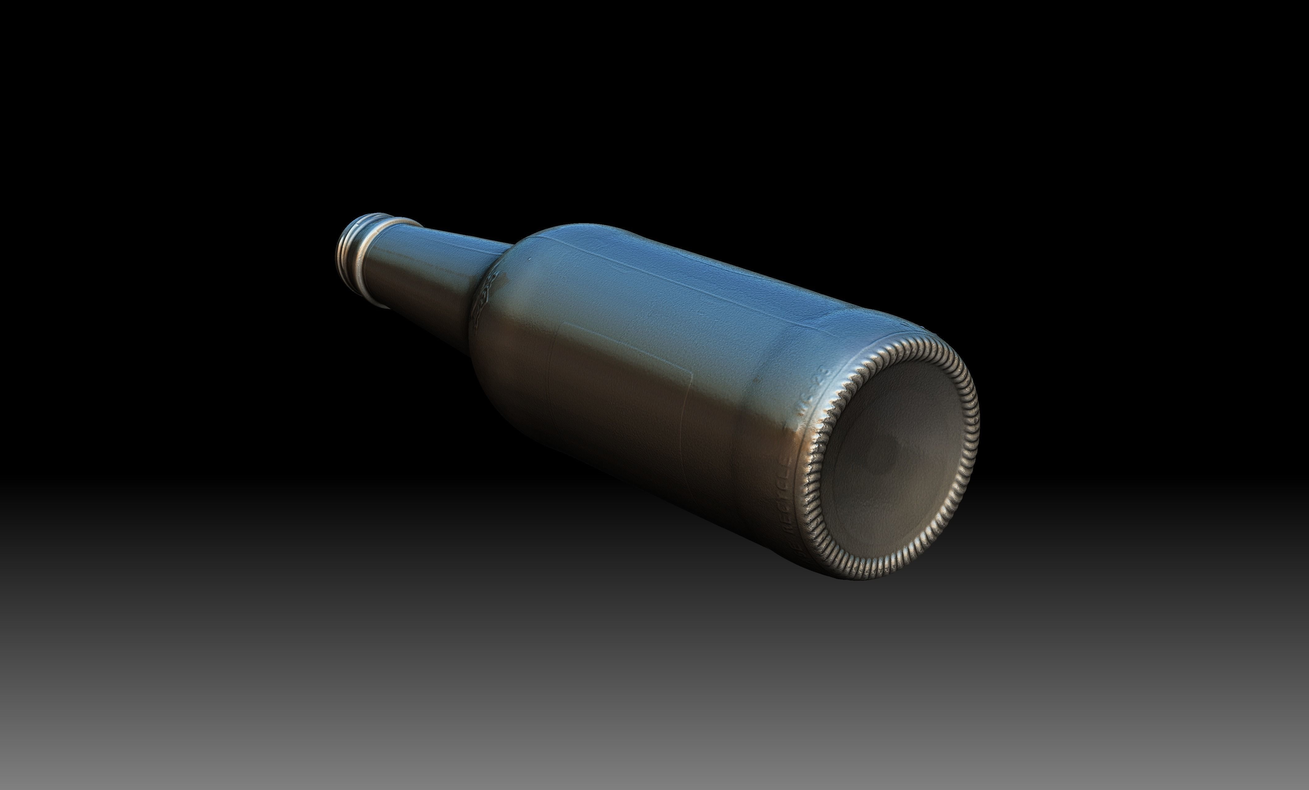 Bud Light Beer Bottle 3D Scan 3D model_5