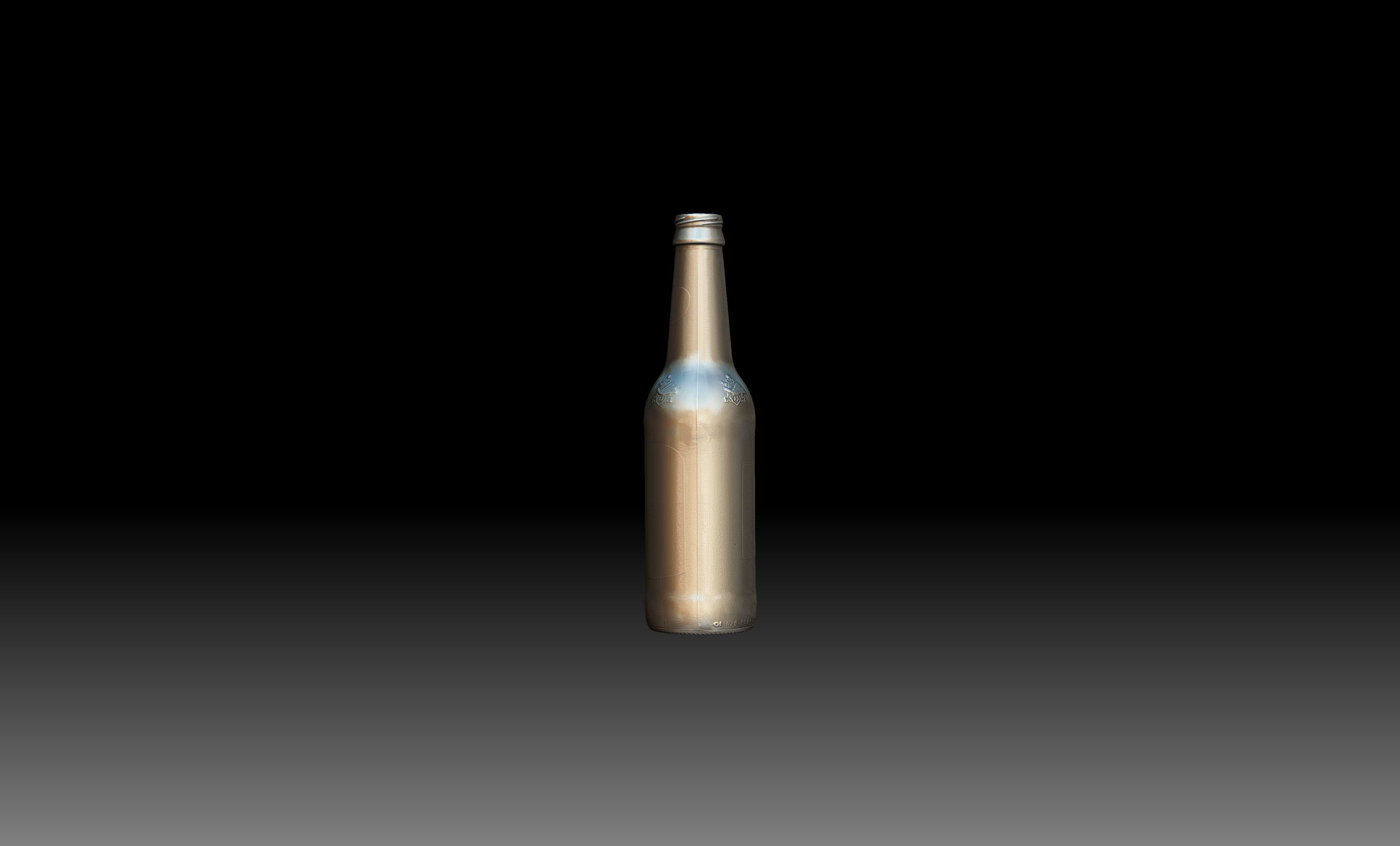 Bud Light Beer Bottle 3D Scan 3D model_2