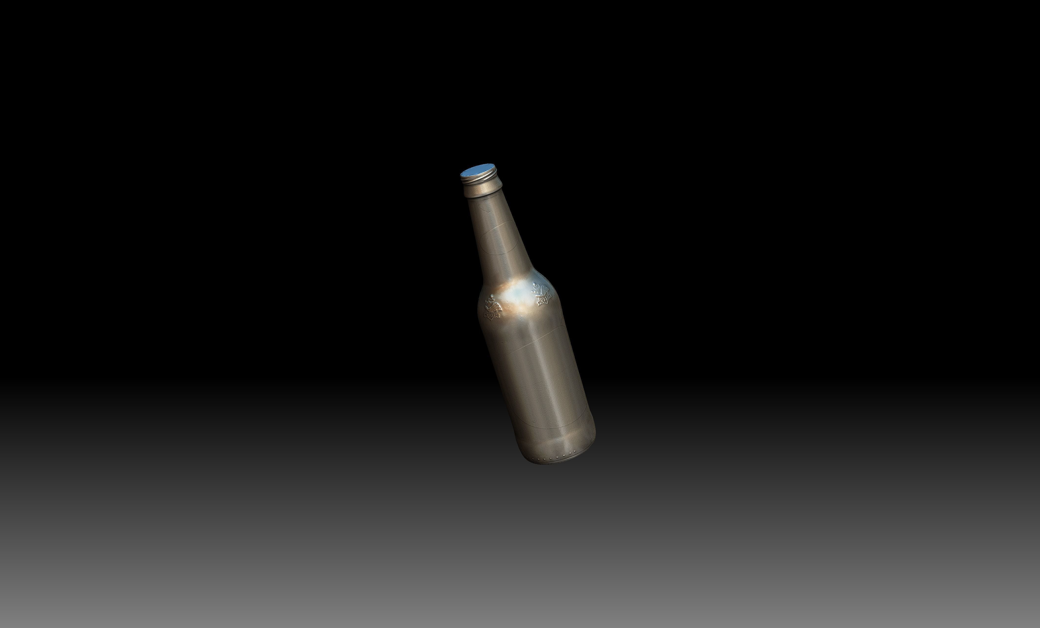 Bud Light Beer Bottle 3D Scan 3D model_4