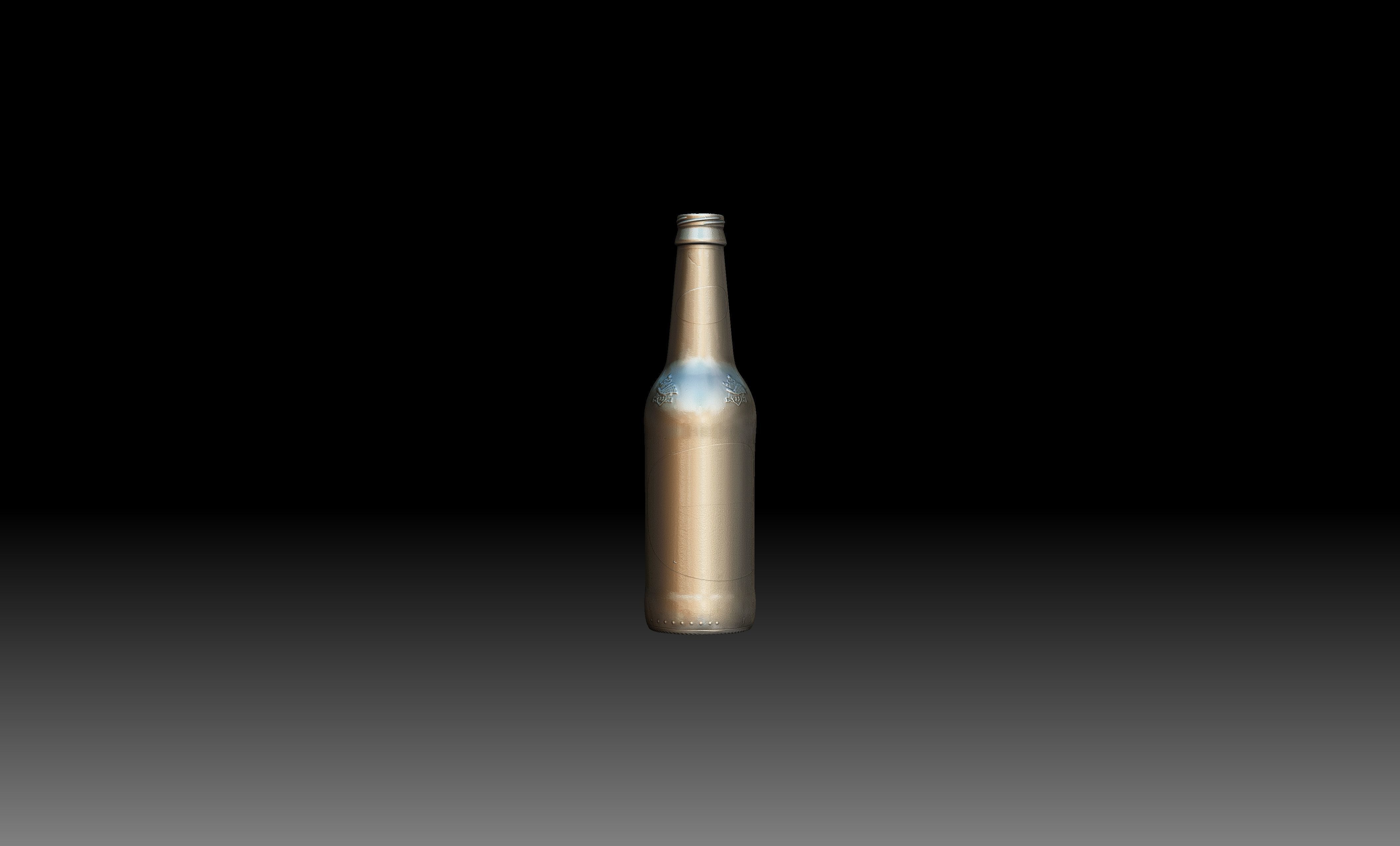 Bud Light Beer Bottle 3D Scan 3D model_1