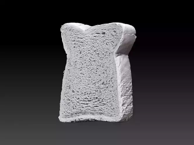 Bread Slice 3D Scan 3D model