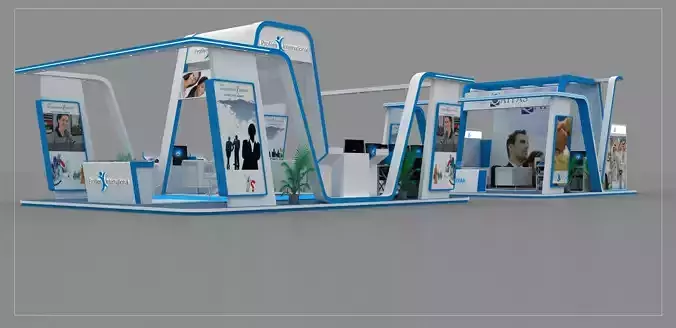 8x6 and 6x6 Meter Exhibition booth design