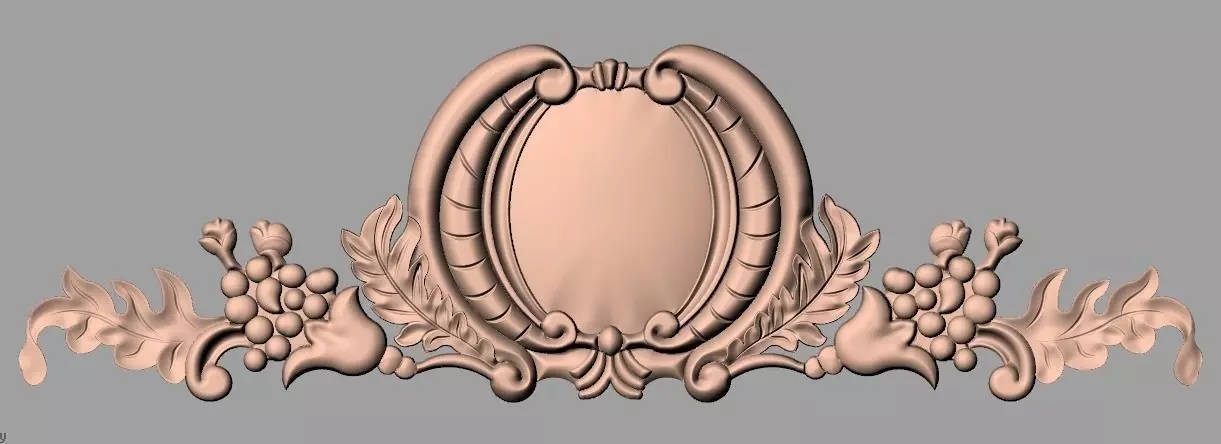 Artcam 3D relief STL models for CNC woodworking E145 3D model_0