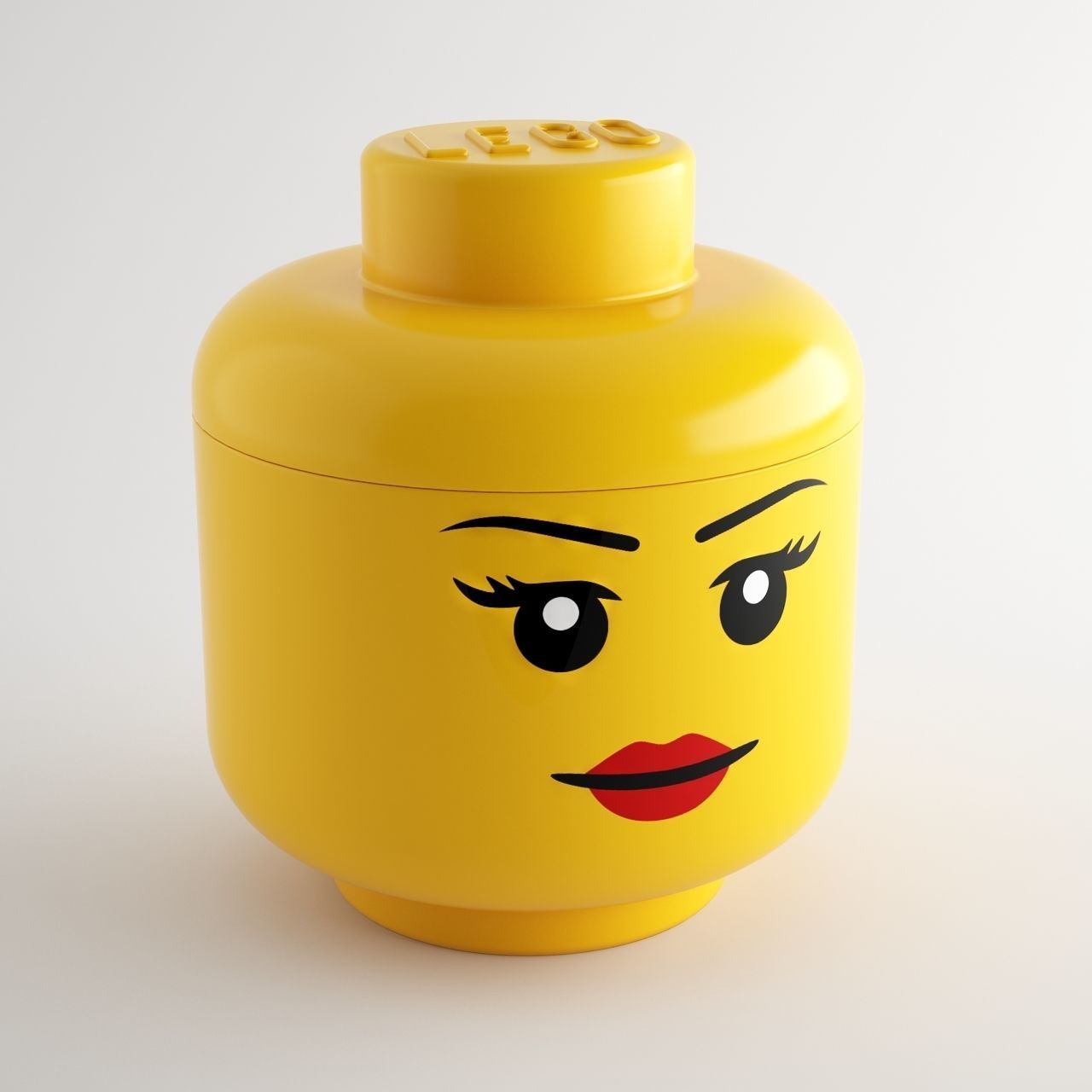 Storage Head by Lego 3D model 3D model_2