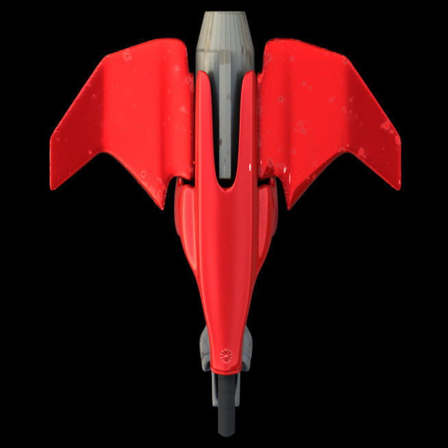 Science Fiction Remote Land Vehicle Craft 3D model_2