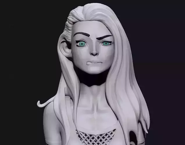 Stylized girl Free 3D model