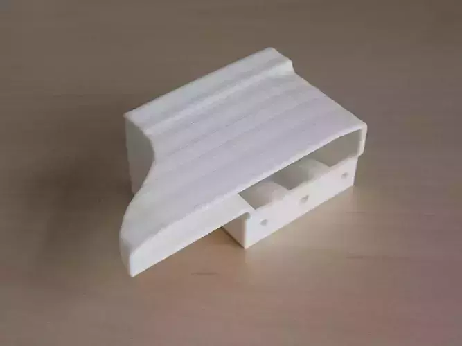 NVIDIA Tesla K80 V100 M40 cooling fan shroud duct 3D print model