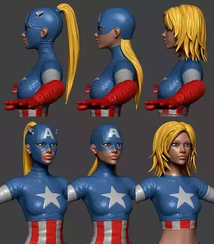 Captain America Lady Collection