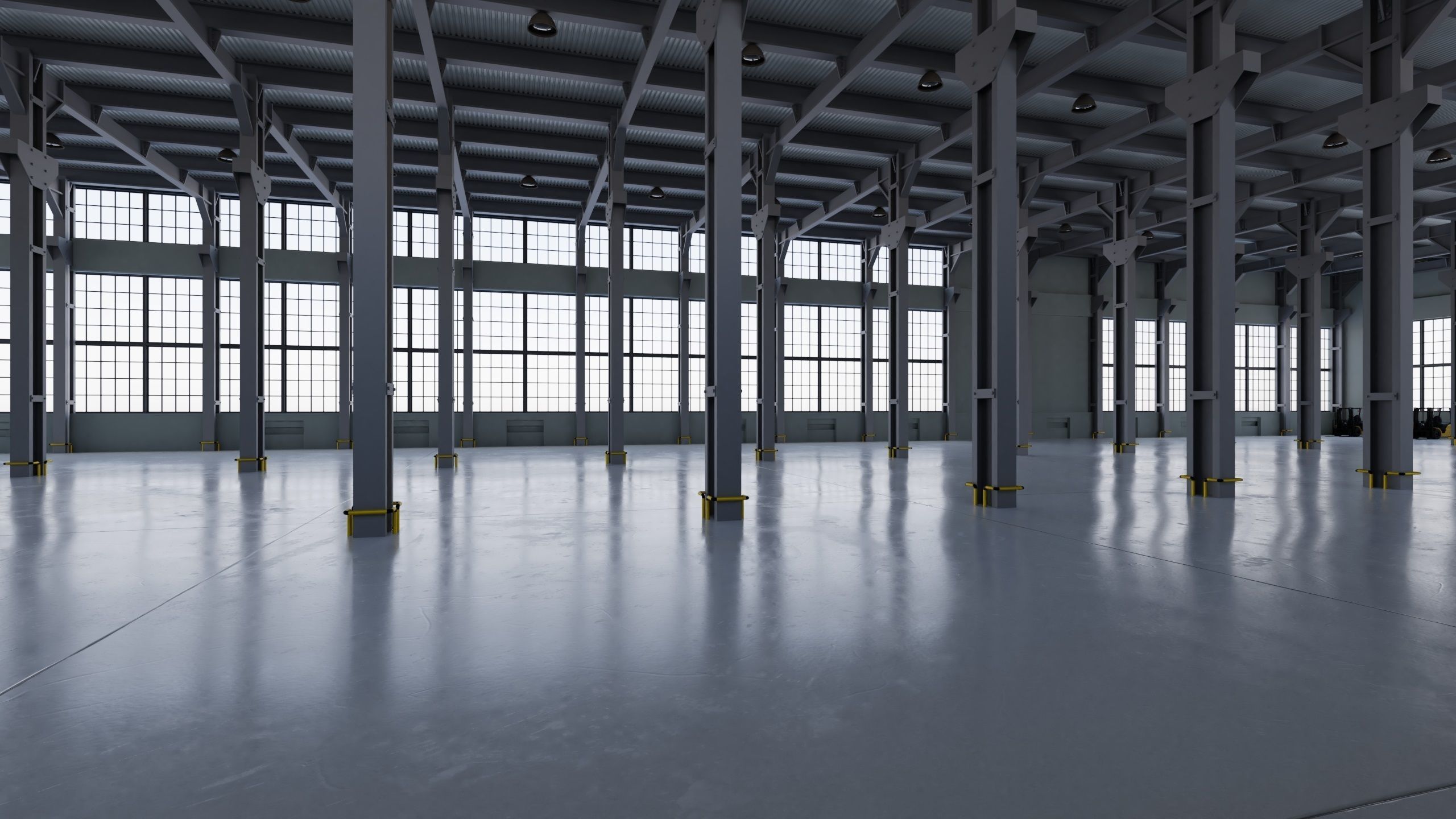 Factory Warehouse 1b Low-poly 3D model_4