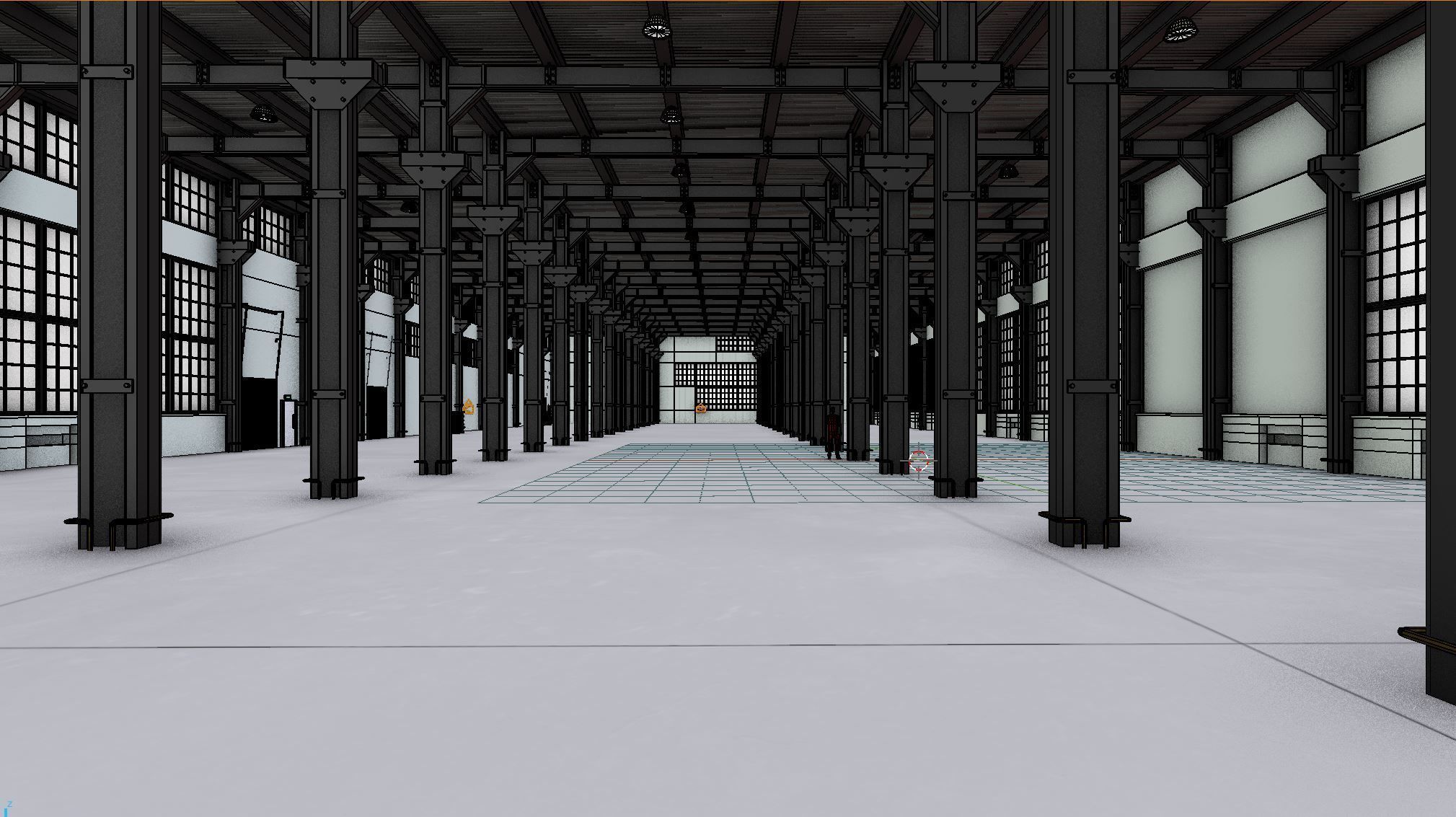 Factory Warehouse 1b Low-poly 3D model_14