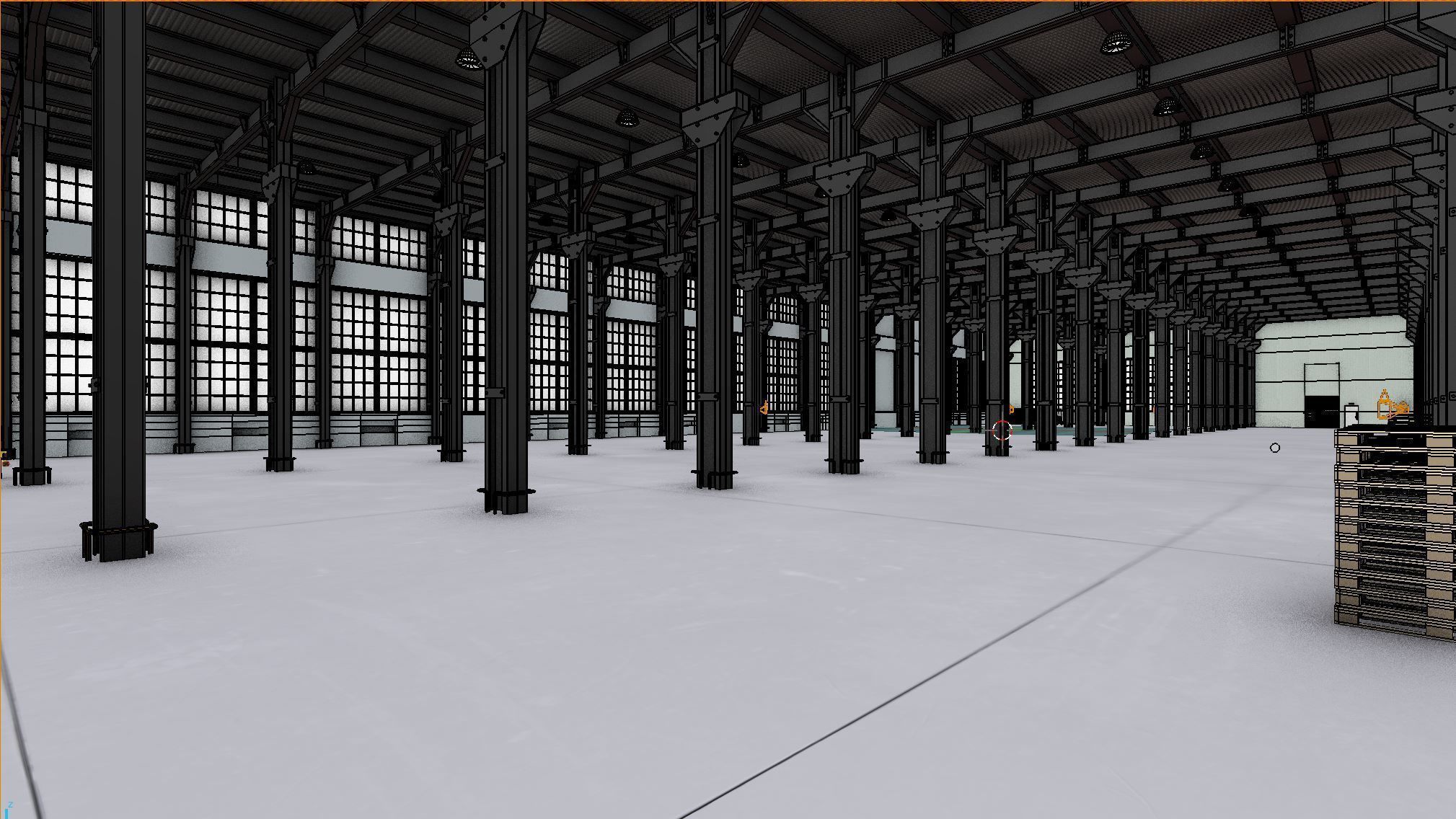 Factory Warehouse 1b Low-poly 3D model_13