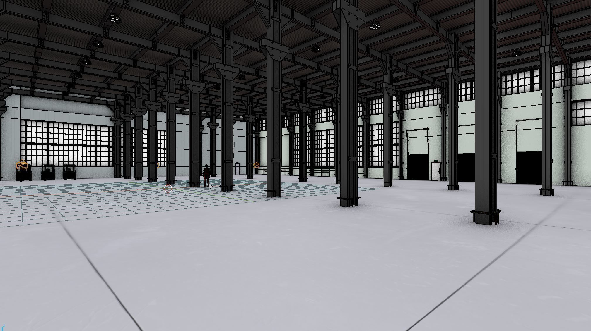 Factory Warehouse 1b Low-poly 3D model_12
