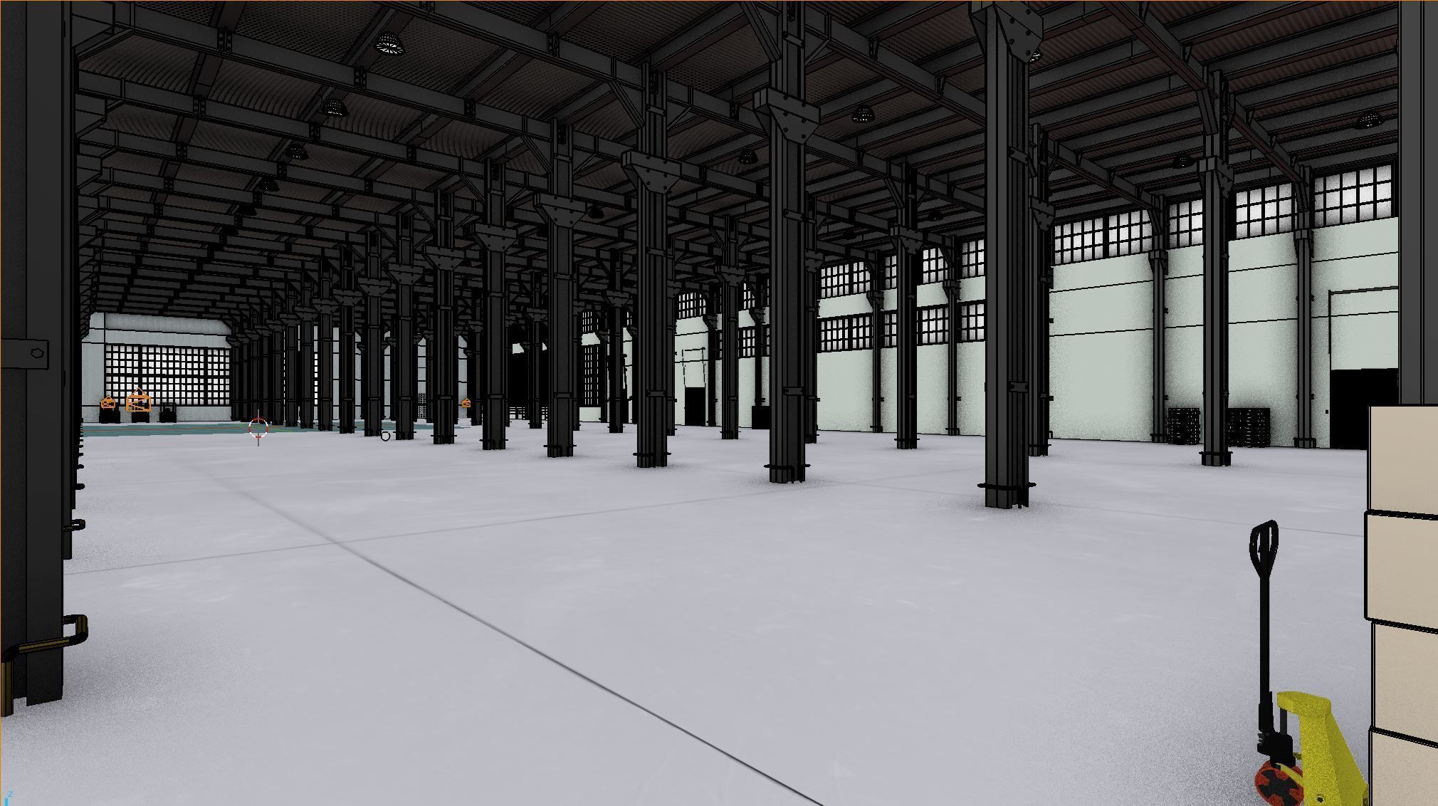 Factory Warehouse 1b Low-poly 3D model_11