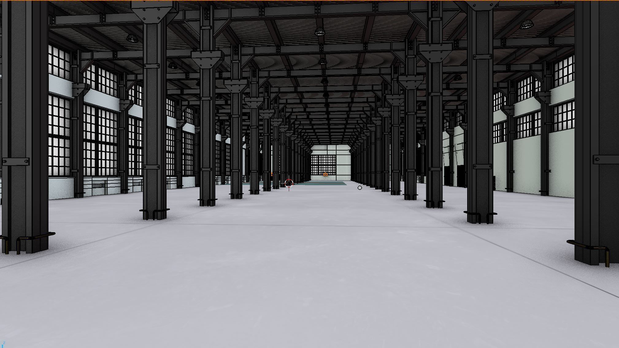 Factory Warehouse 1b Low-poly 3D model_9