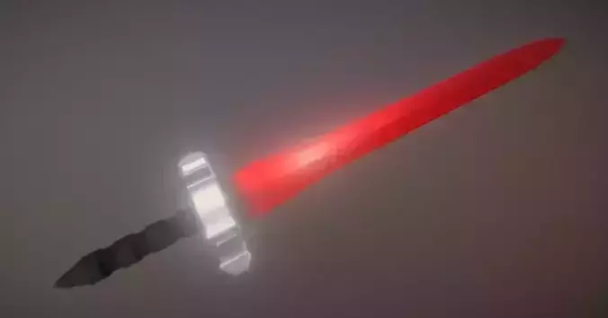 LowPoly Red Sword
