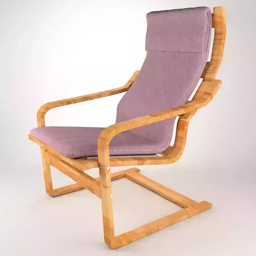 Poang lounge chair 3D model