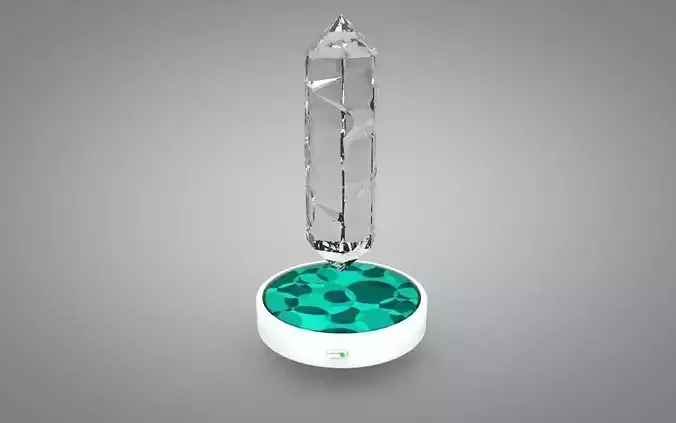 Crystal emerald incense burner