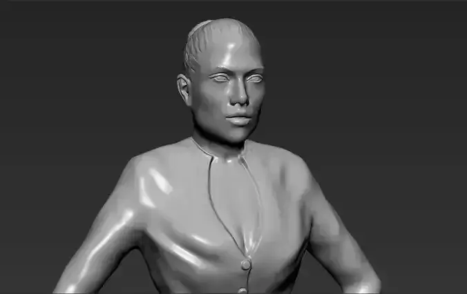 Jennifer Lopez 3D printing ready stl obj formats 3D print model