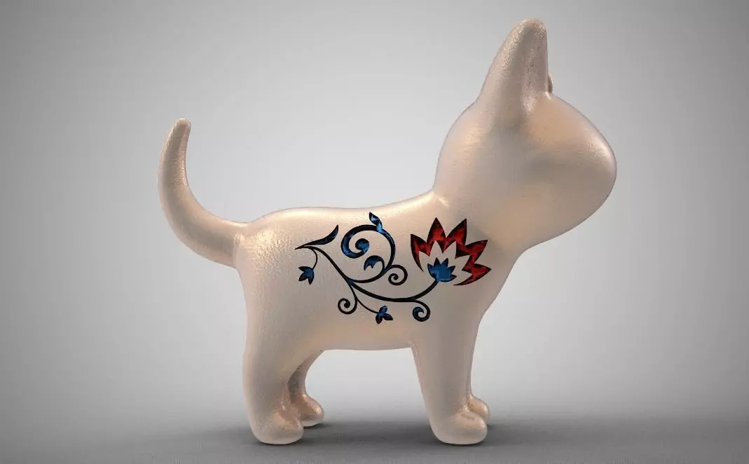 Cat Necklace 3D print model