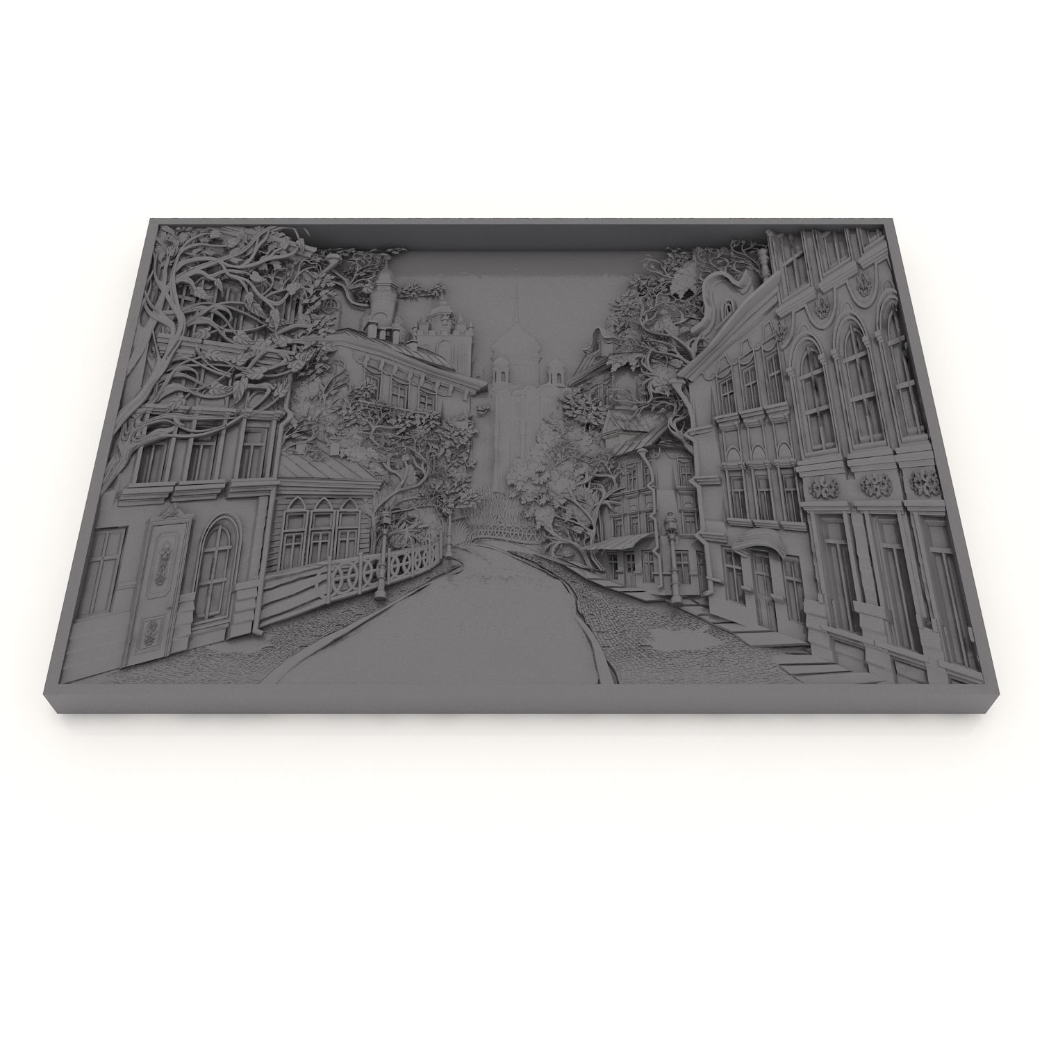 Panel 6 - City View - CNC 3D model_9