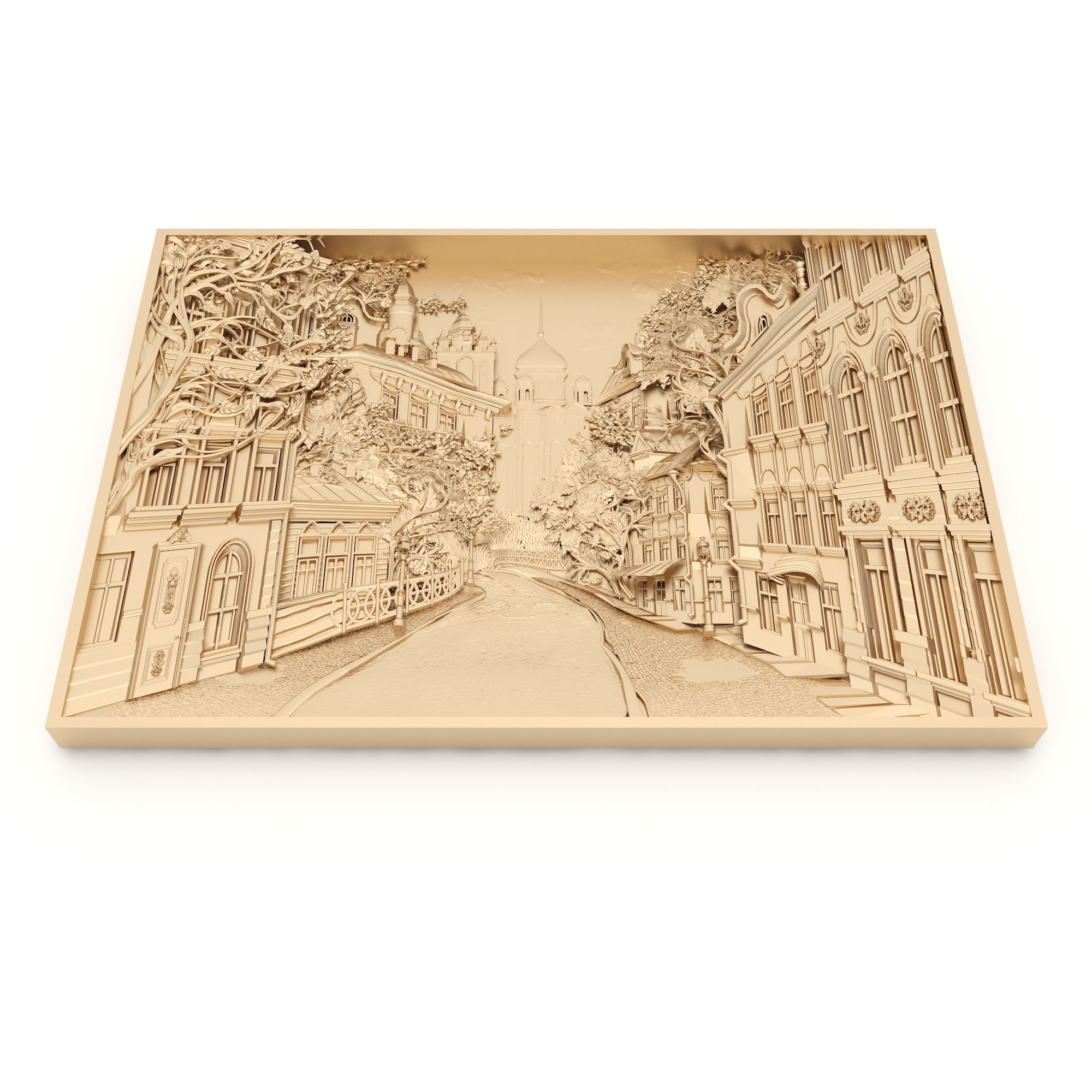 Panel 6 - City View - CNC 3D model_4