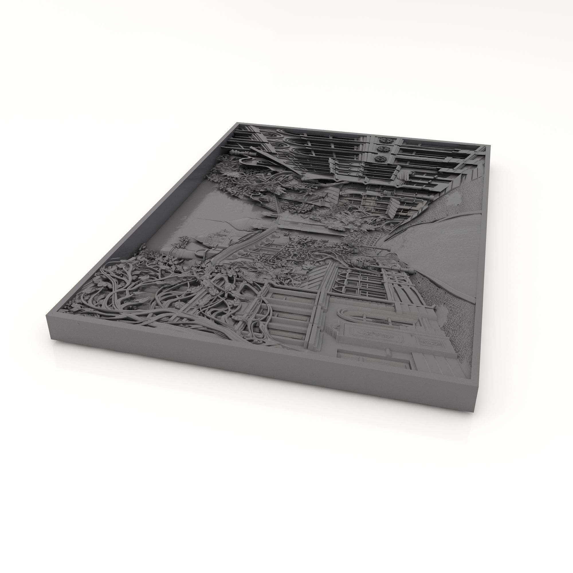 Panel 6 - City View - CNC 3D model_8