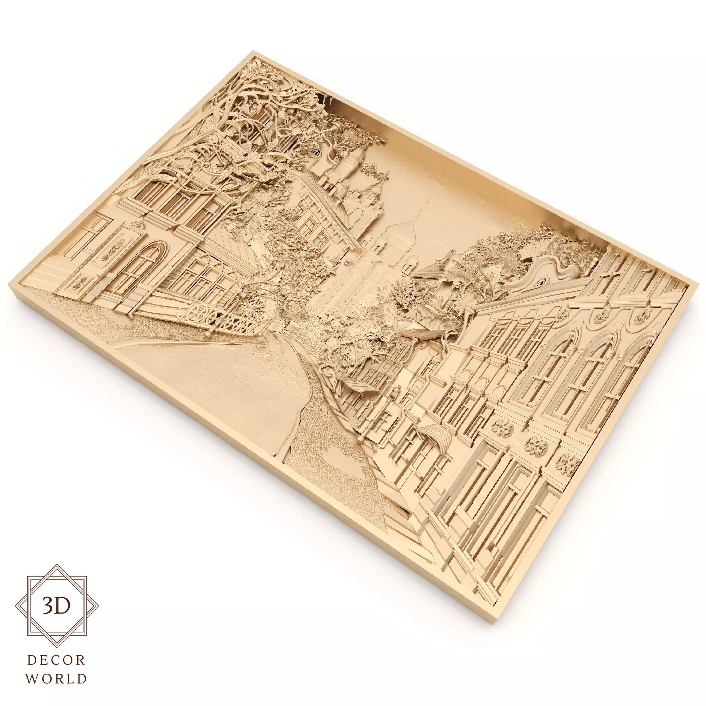 Panel 6 - City View - CNC 3D model_0